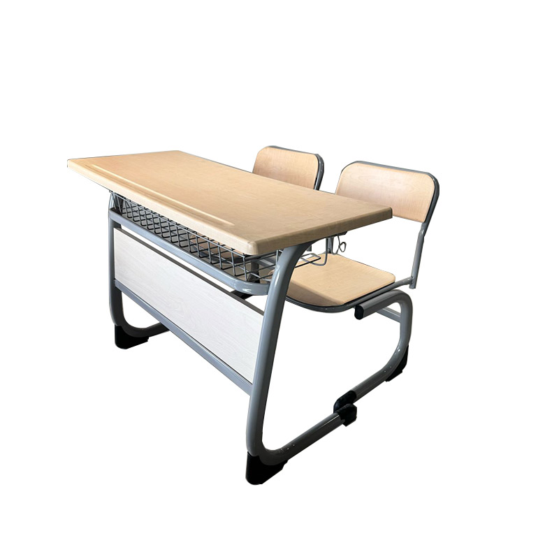 2人用 机、イス、セット SS0206 2人掛け 学生用デスクチェアセット